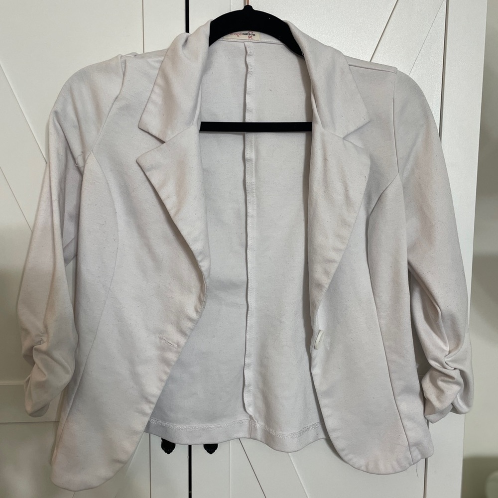 Women's White Blazer